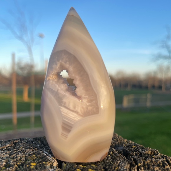 Other - Druzy Agate Teardrop Crystal